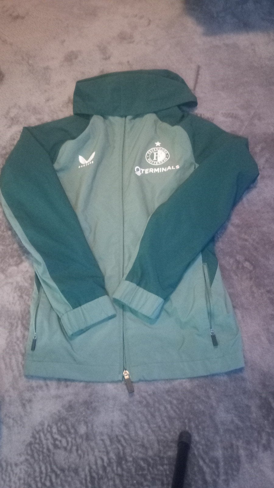feyenoord regenjas, Ophalen of Verzenden, Voetbal, Gedragen, Feyenoord