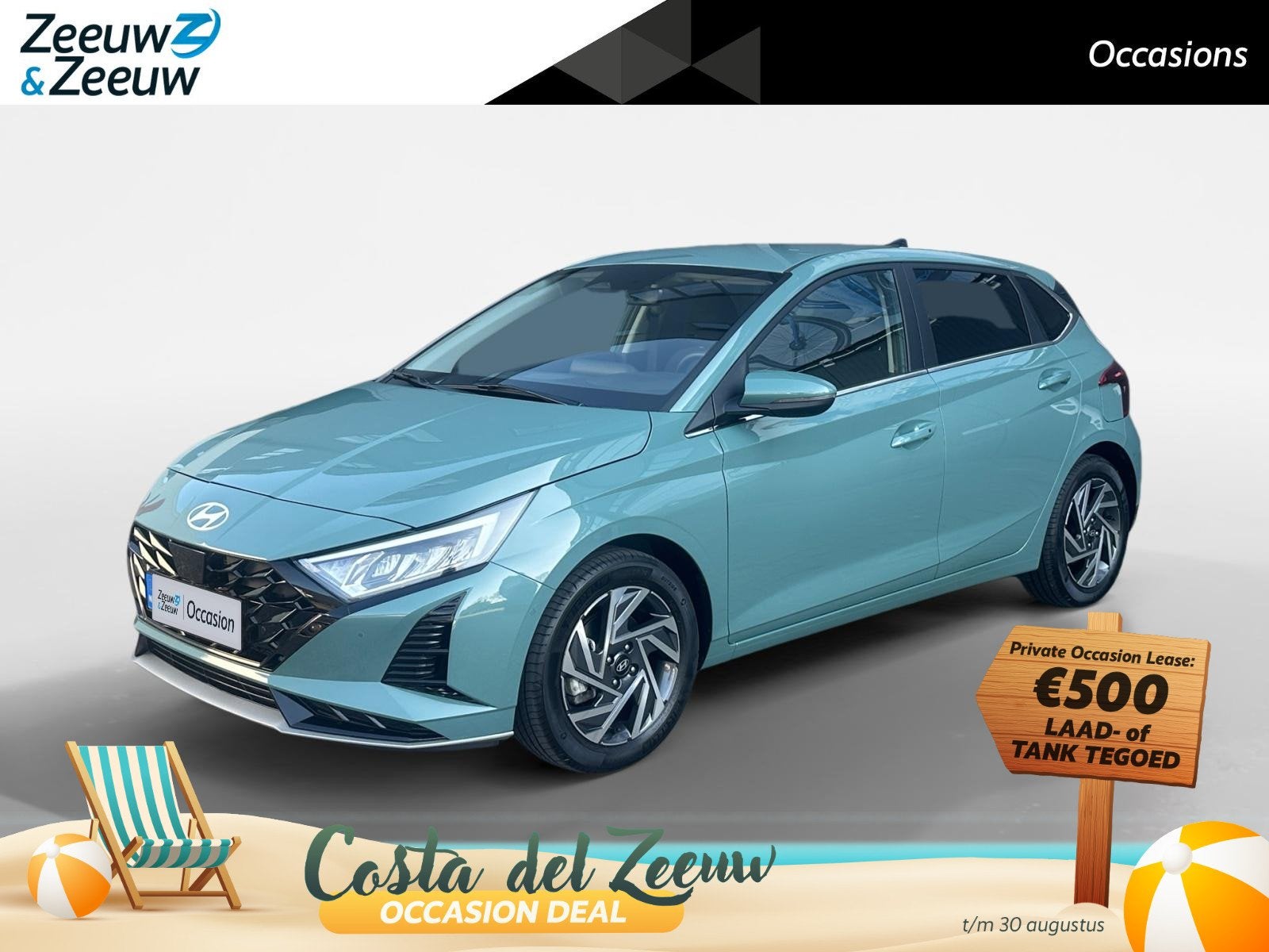 Hyundai i20 1.0 T-GDI Premium | Trekhaak| Lichtmetalen velge, 12 maanden, Gebruikt, Euro 6, Automatische klimaatregeling