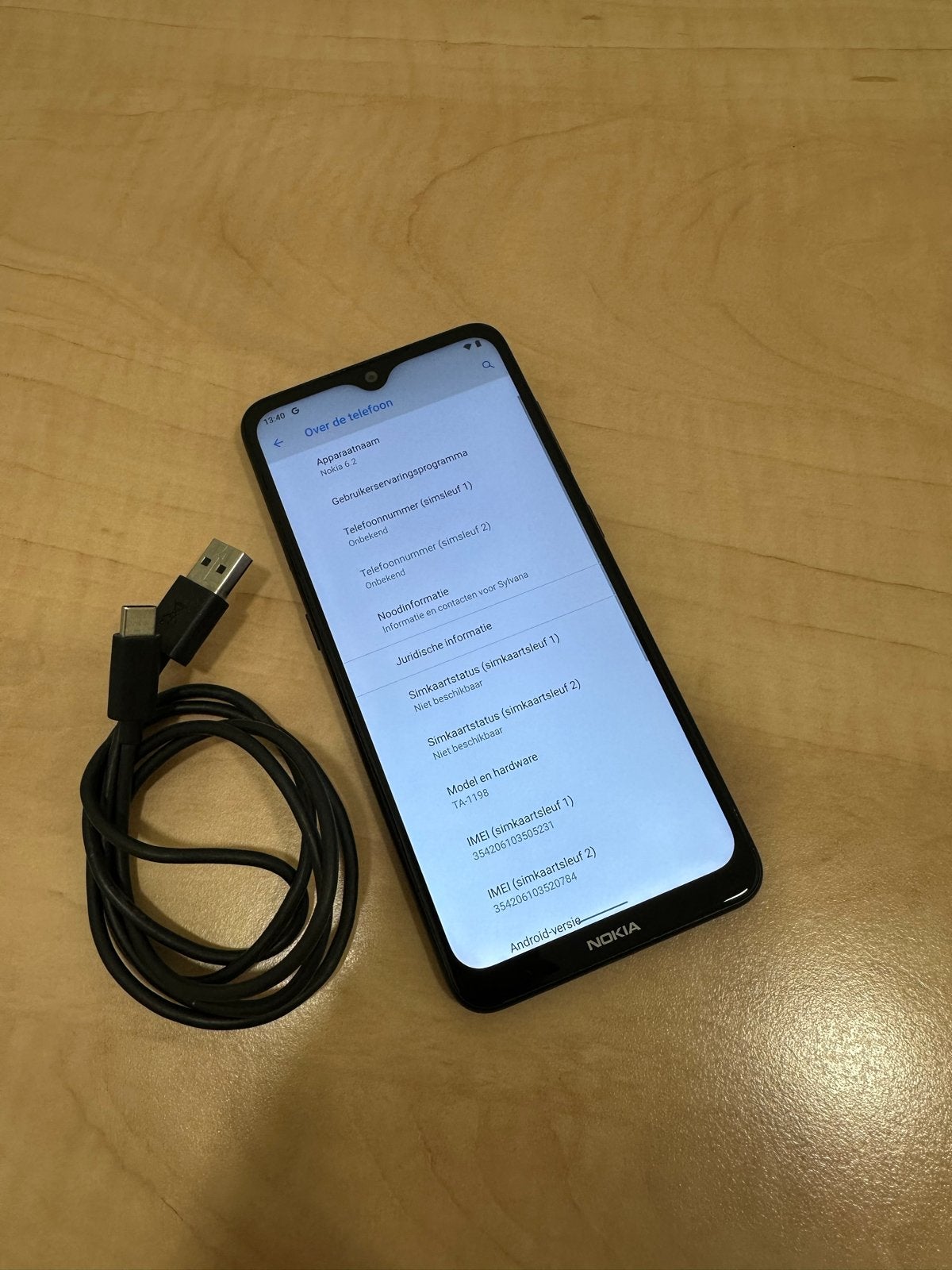 Nokia 6.1 Android Smartphone - Zo goed als nieuw, Overige modellen, Ophalen of Verzenden, Zo goed als nieuw, Zonder simlock