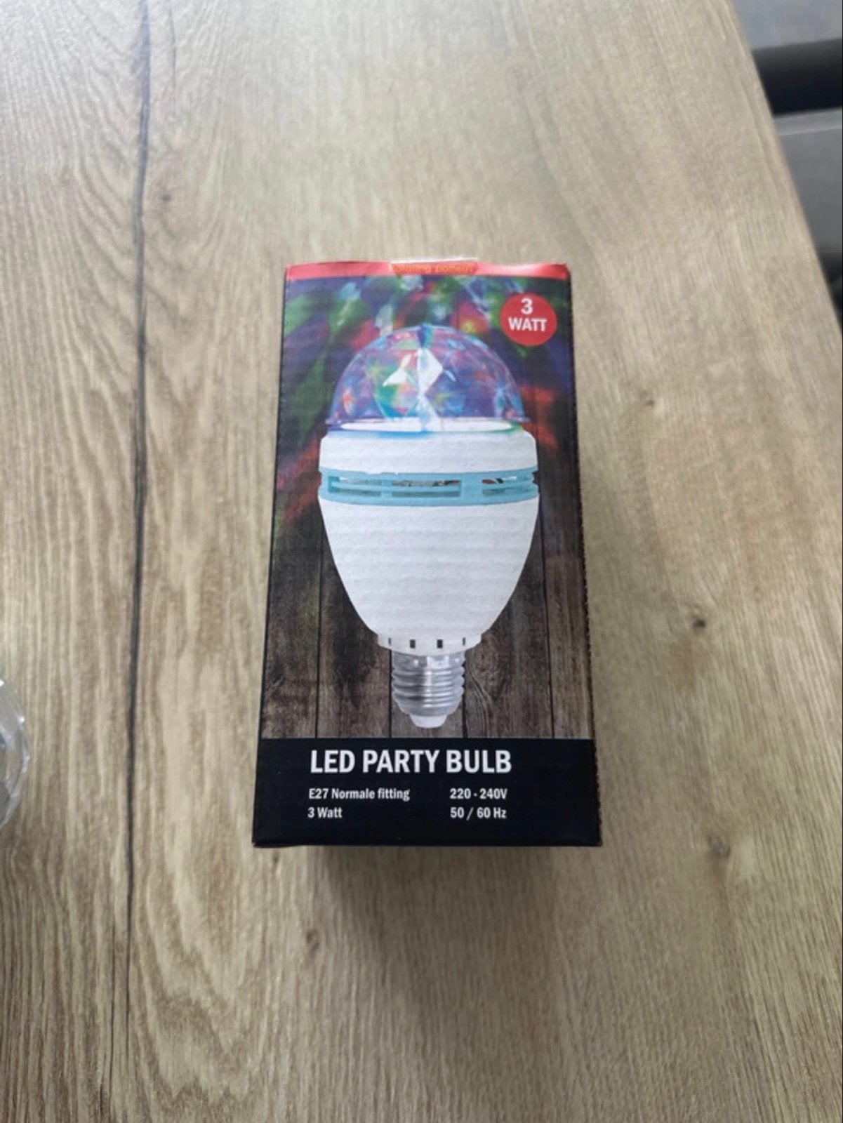 LED Party Lamp E27 - 3 Watt - Feestverlichting, Ophalen of Verzenden, Nieuw