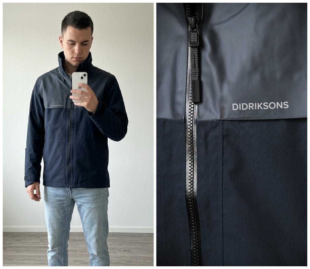 Didriksons - NIEUW - mooie outdoor jas blauw - maat M, Verzenden, Maat 48/50 (M), Blauw, Didriksons