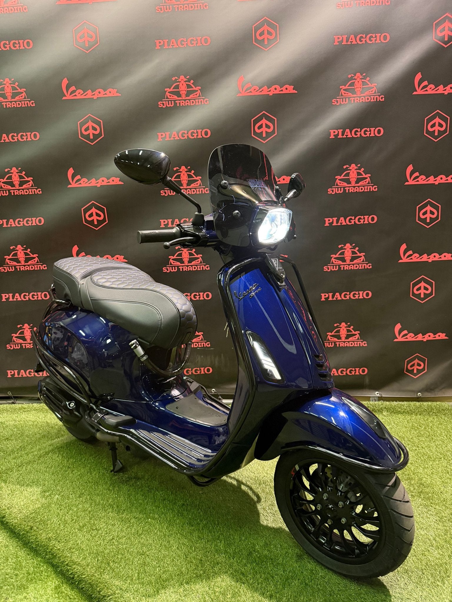 Vespa Sprint 2021 Brom / Custom Midnight Blue / RS Zadel /, -, -, Ophalen of Verzenden, -