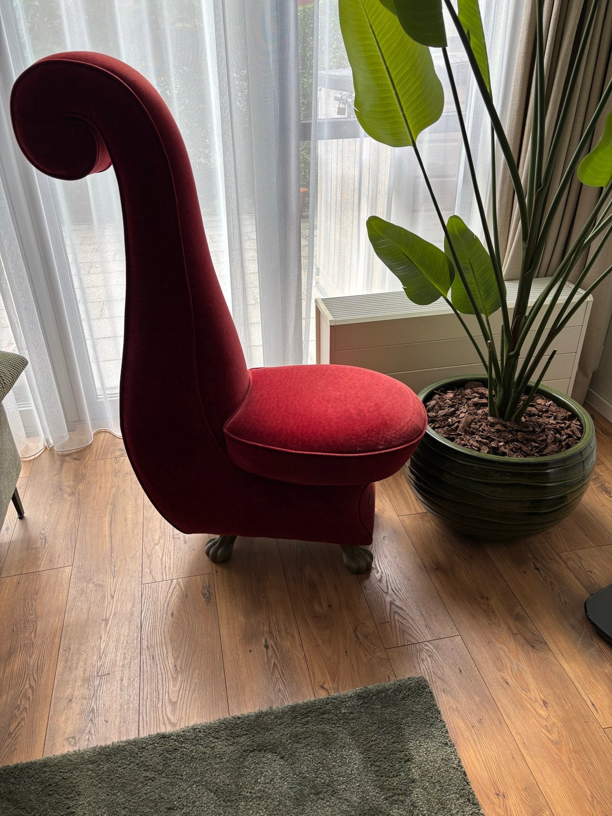 Bretz Rode Design Stoel - Uniek en Stijlvol, Ophalen, Gebruikt, Rood, Eén