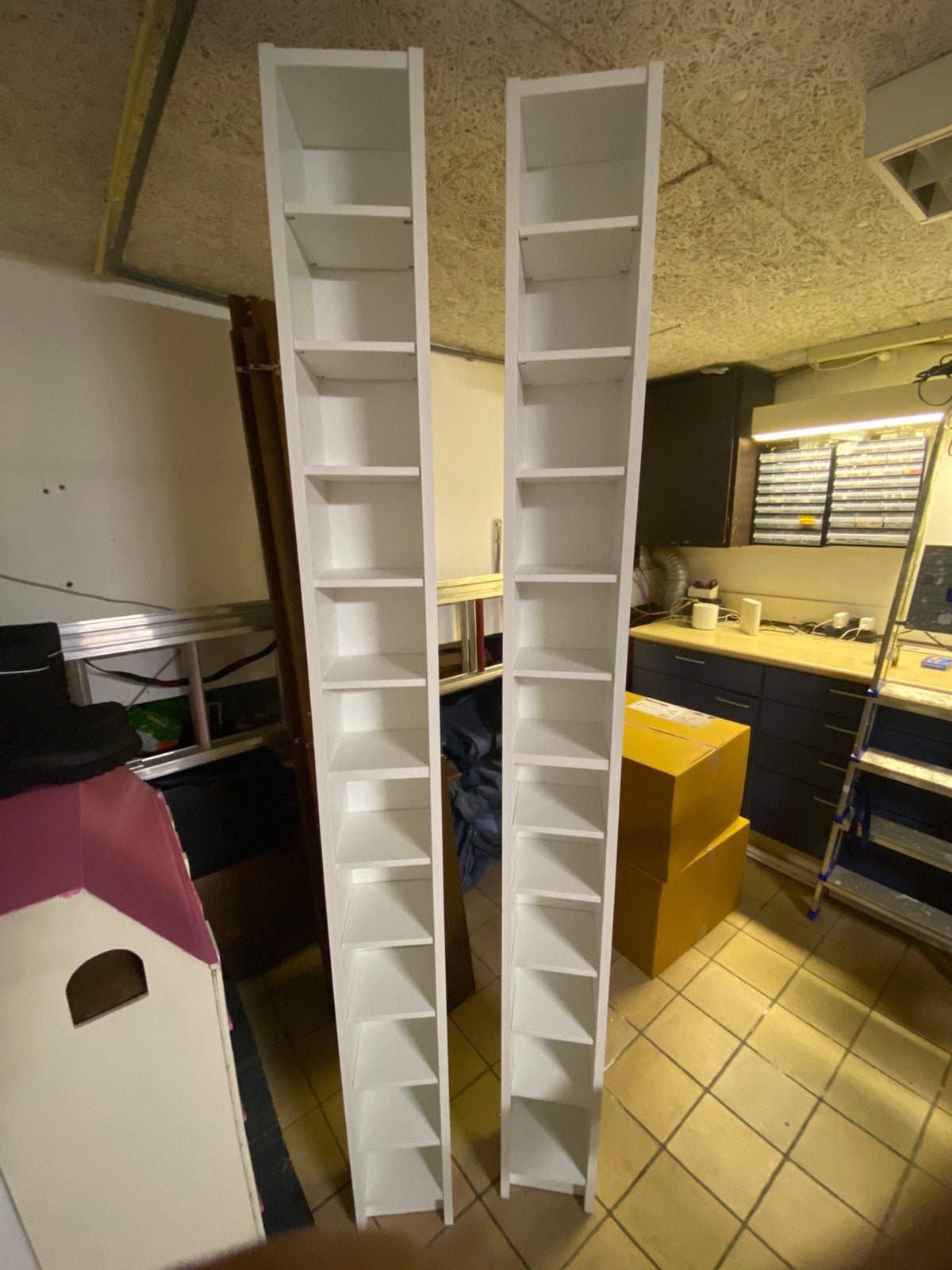 CD-rekken Ikea, Huis en Inrichting, Woonaccessoires | Cd- en Dvd-rekken, Ophalen, 150 discs of meer, Zo goed als nieuw, Hout
