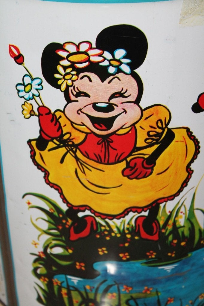 Vintage groot Disney Mickey Mouse blik, jaren 50. S0, Verzamelen, Disney, Tweedehands verkoop, Tweedehands verkoop, Gebruikt, Beeldje of Figuurtje