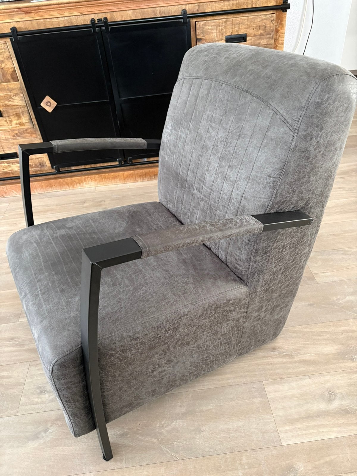Mooie nette stoel, Huis en Inrichting, Fauteuils, Ophalen, Gebruikt, 75 tot 100 cm, Stof