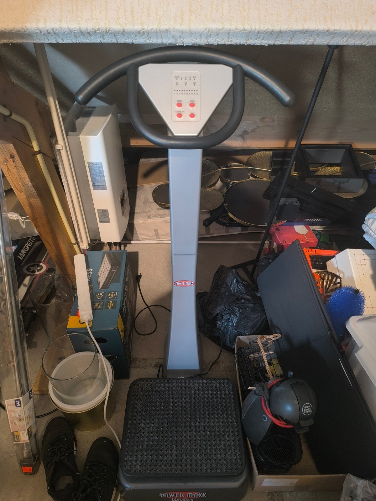 Power Maxx Vibratieplaat - Triltrainer, Ophalen, Benen, Gebruikt, Trilplaat