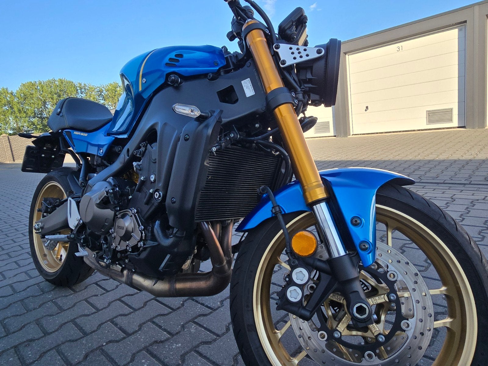 Yamaha XSR900 Legend Blue met 3.500 km zo goed als nieuw, Occasion, 890 cc, Motorrijbewijs A, Particulier