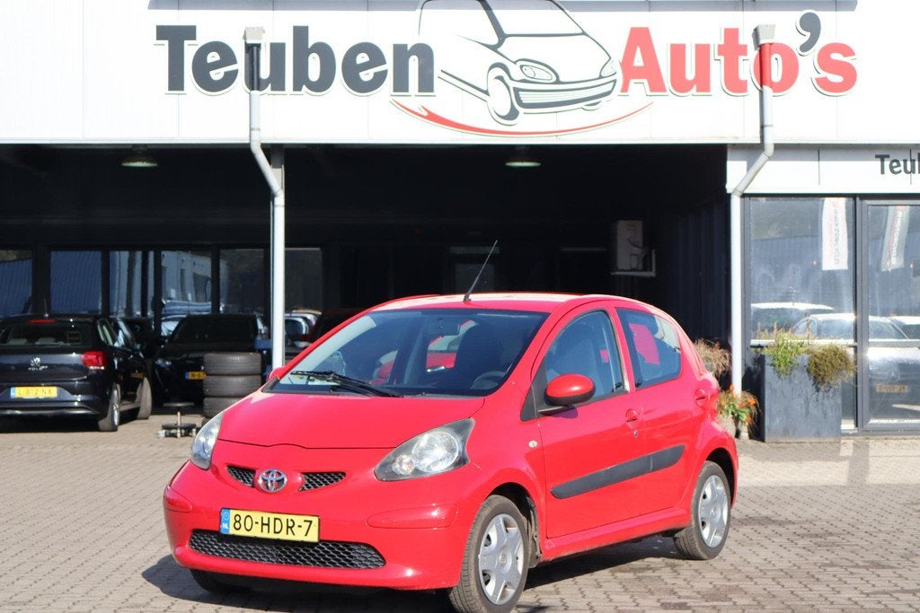 Toyota Aygo 1.0-12V + Elektrische ramen, Radio cd speler, AP, Auto's, Voorwielaandrijving, Stof, Gebruikt, 4 stoelen