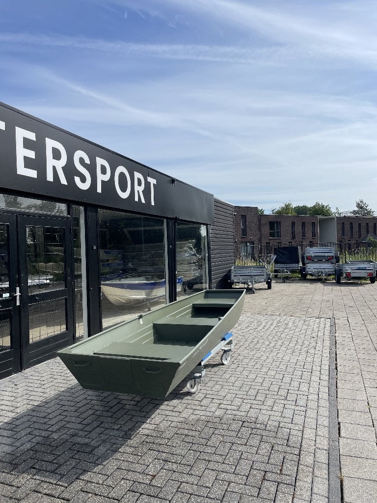 Marine JON13 Aluminium Platbodem | Slechts 40kg | Visboot, Ophalen, Albert Soncklaan 8, Info@nhwatersport.nl, Buitenboordmotor