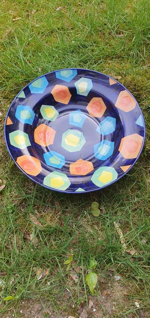 Prachtig groot bord ongeveer 35 cm, Ophalen of Verzenden, Zo goed als nieuw, Rond, Hout
