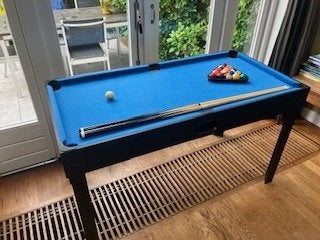 kinder pool biljart, Kinderen en Baby's, Speelgoed | Speeltafels, Gebruikt, Ophalen