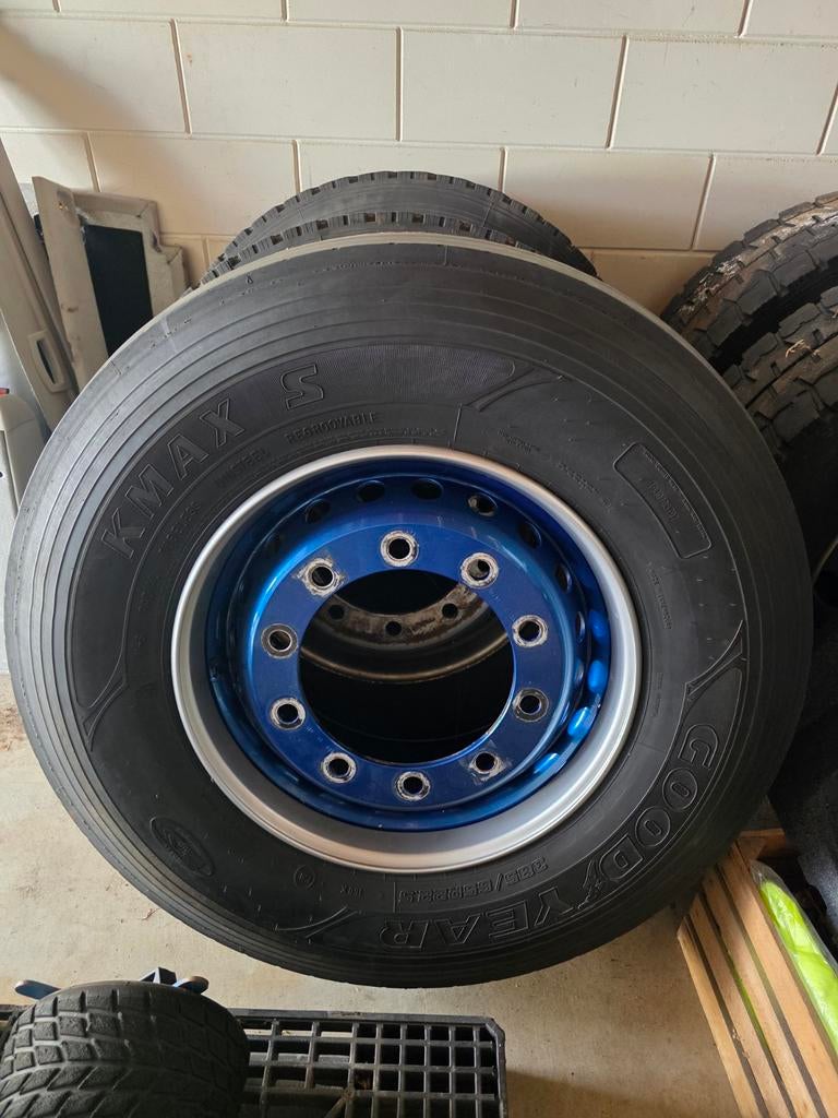 Voorvelg DAF met band 385/65/22.5, Auto-onderdelen, Ophalen, Gebruikt, Banden en Velgen, Overige maten