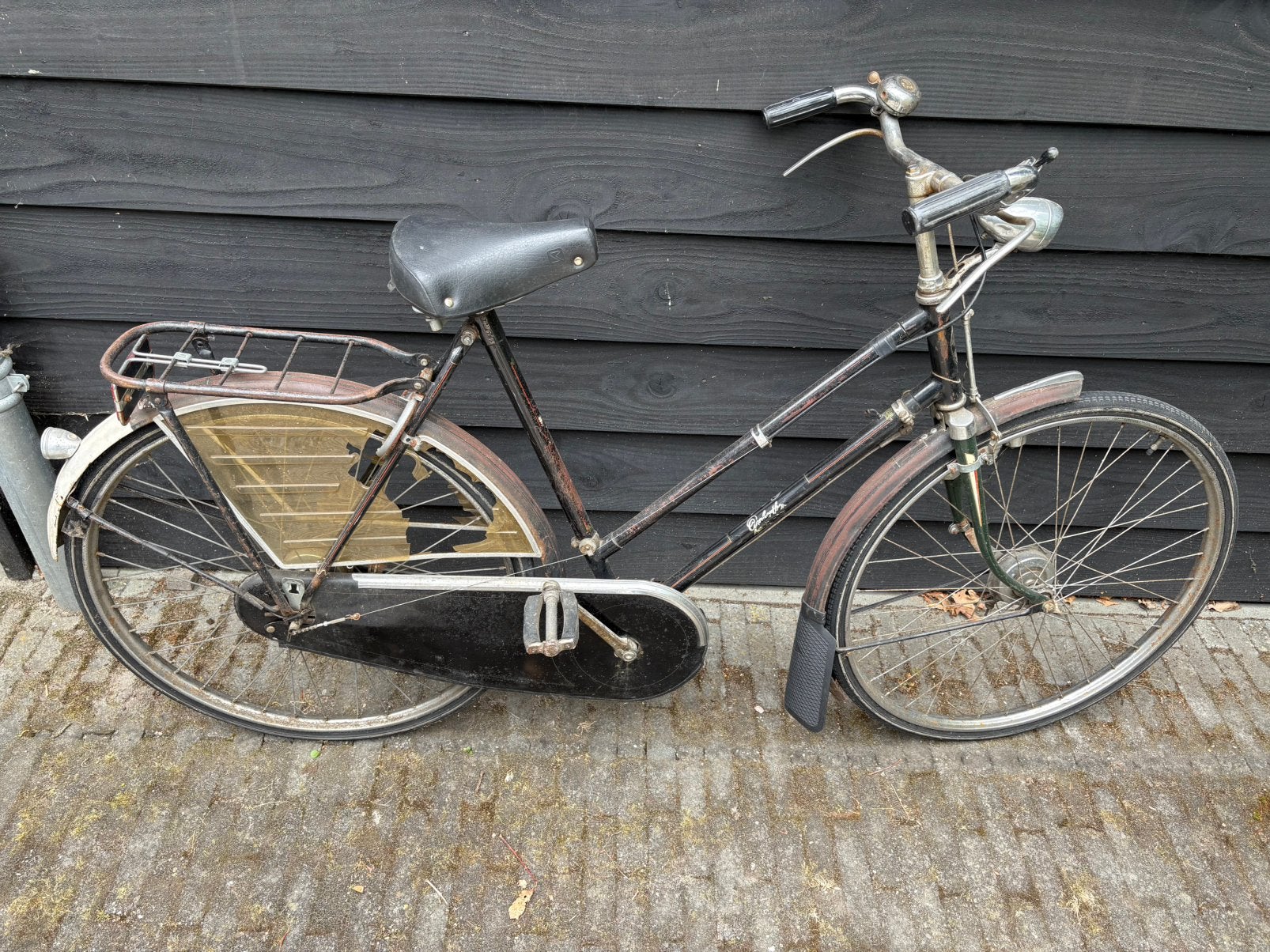 Oldtimer damesfiets merk Gerberthon, Fietsen en Brommers, 47 tot 51 cm, Ophalen, Trommelrem, Jaren '50