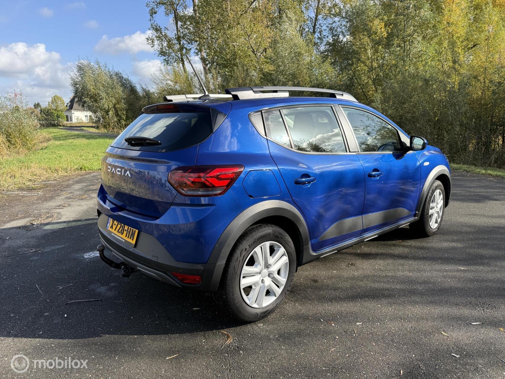Dacia Sandero Stepway 1.0 TCe 90 Expression | Automaat | App, Auto's, Dealer onderhouden, Stof, Blauw, Origineel Nederlands