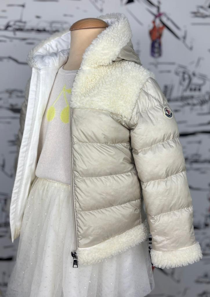Moncler Dofi winterjas dons meisje maat 3 (450 euro), Moncler EU, Zo goed als nieuw, Moncler, Customercare@moncler.com