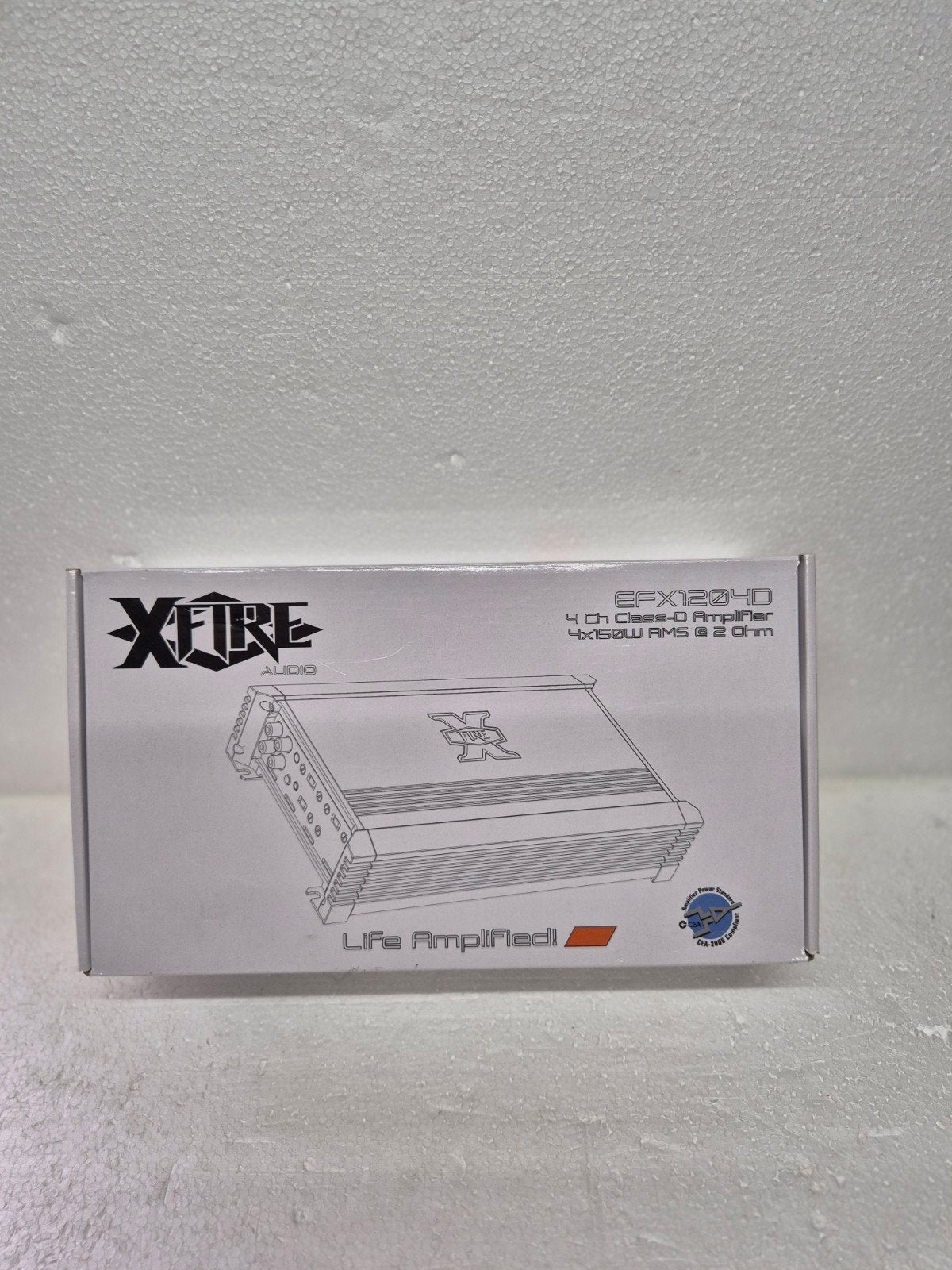XFIRE Audio EFX1204D 4-kanaals versterker nieuw in doos, Ophalen of Verzenden