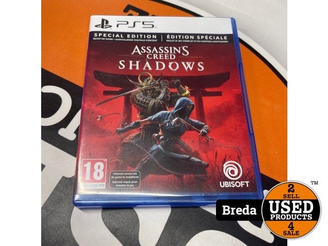PS5 - Assasins Creed Shadows, Sony, Zo goed als nieuw, Support@sony.com, 1-7-1 Konan, Minato-ku
Tokyo 108-0075
Japan