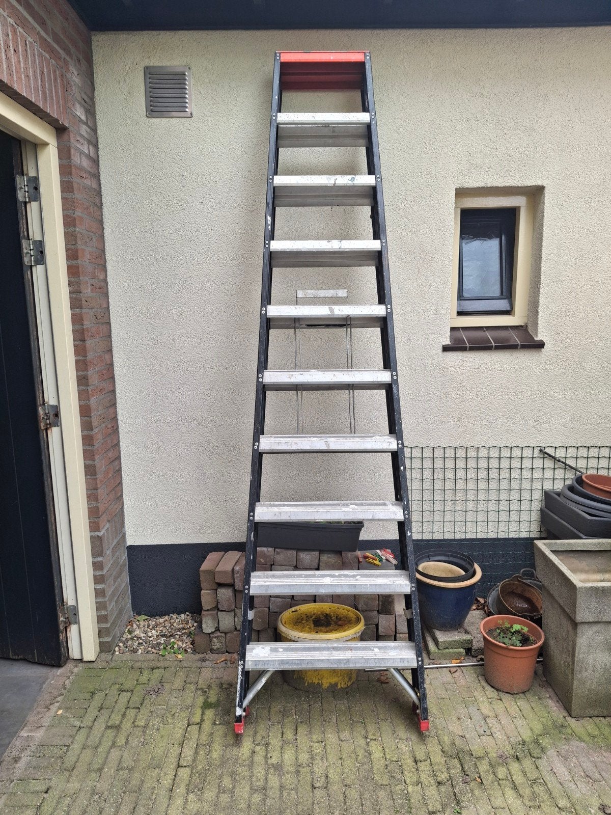 altrex trap, Doe-het-zelf en Verbouw, Ophalen, Gebruikt, Trap, 2 tot 4 meter