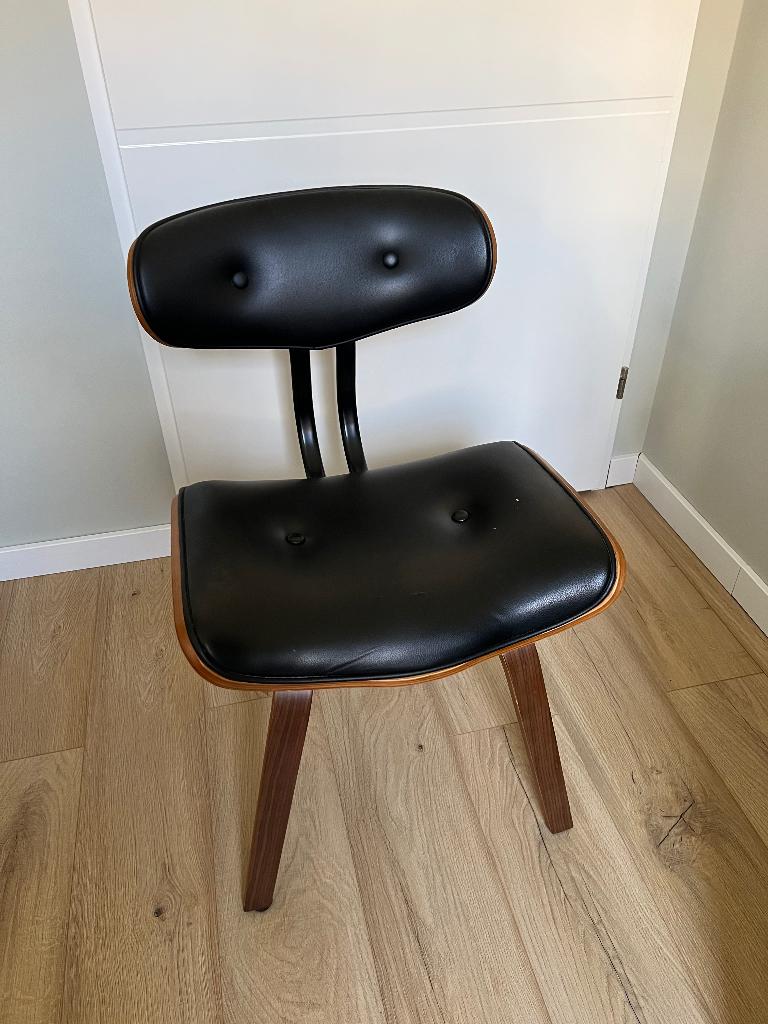 Dutchbone Blackwood stoel, Ophalen, Gebruikt, Zwart, Eén