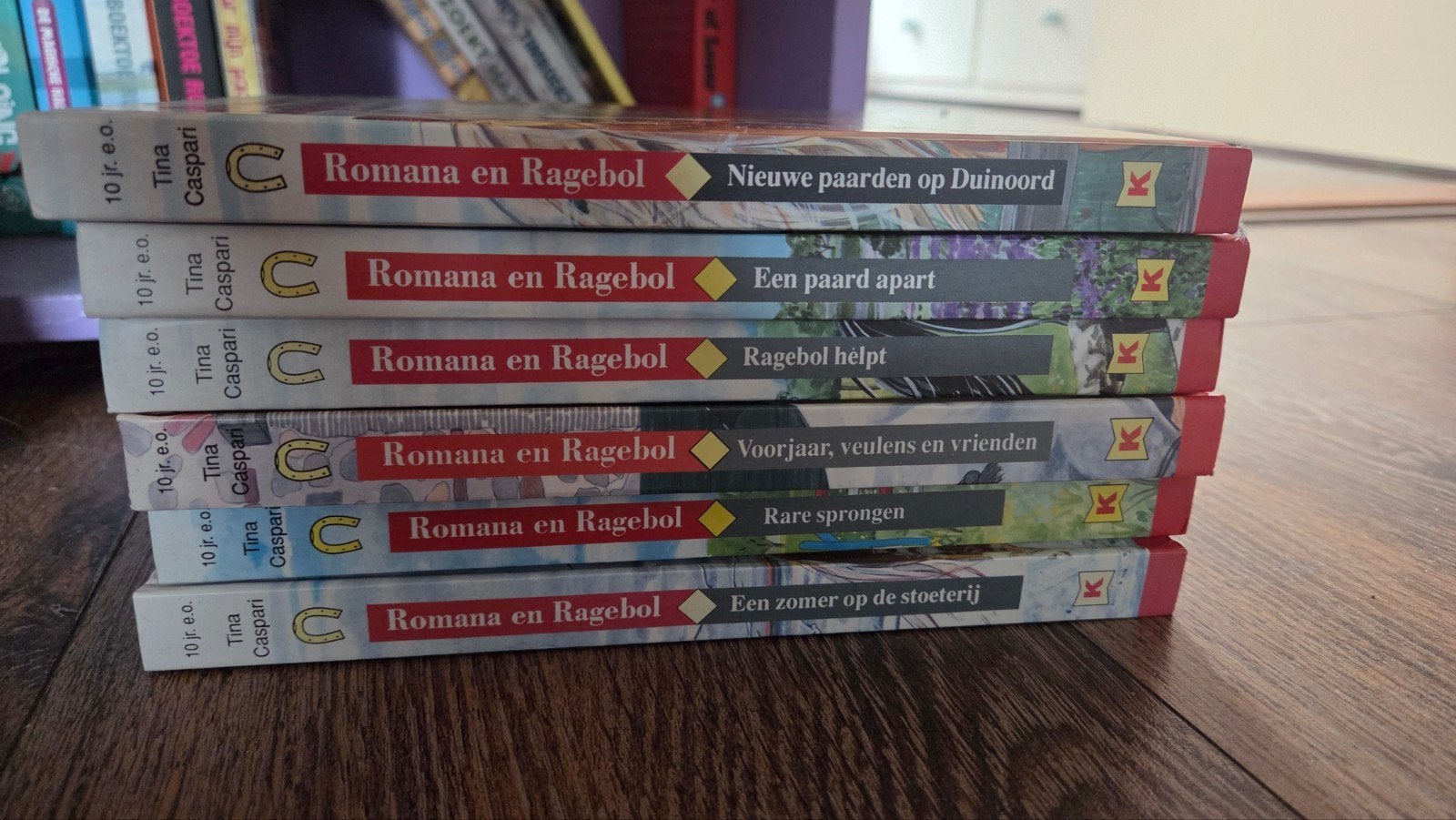 Romana en Ragebol boekenreeks - Tina Caspari (6 boeken), Ophalen of Verzenden, Gelezen, Tina Caspari, Fictie