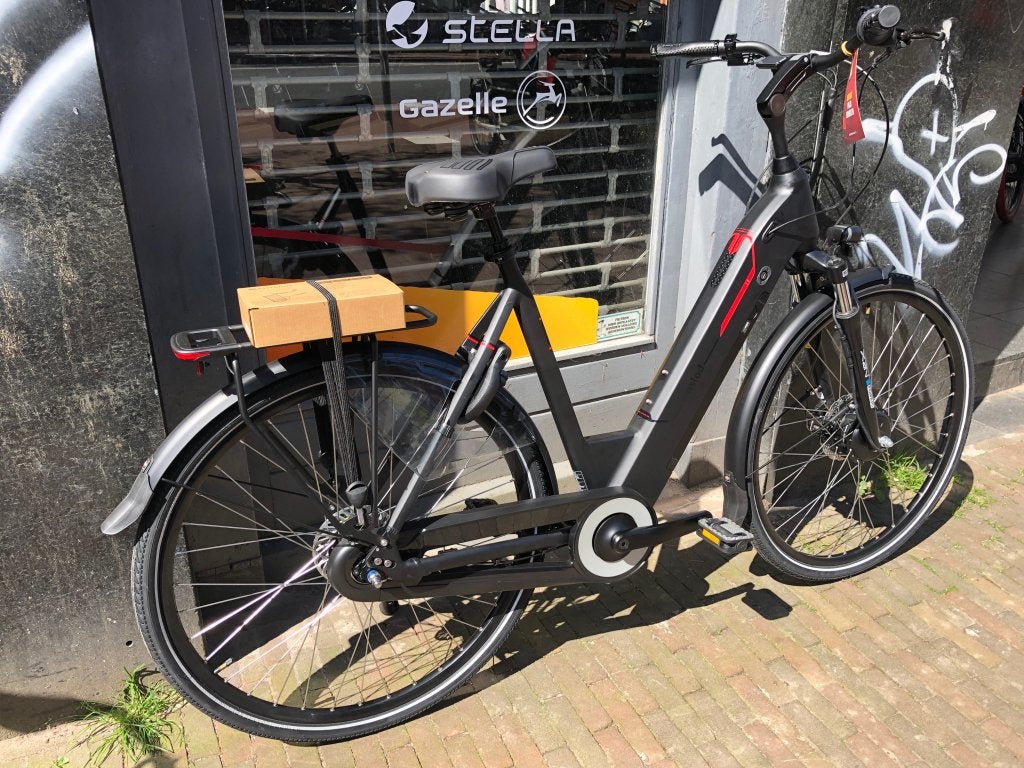 Fietshokje Houtplein: Amslod Newton E-Bike Damesfiets Nieuw!, Niet ingevuld, Nieuw, 56 cm of meer, Schijfrem