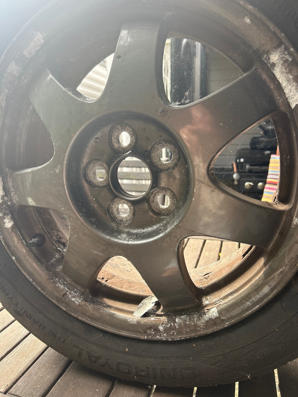 Gebruikte Velg met Band - 195/55 R16, Auto diversen, Ophalen, Gebruikt
