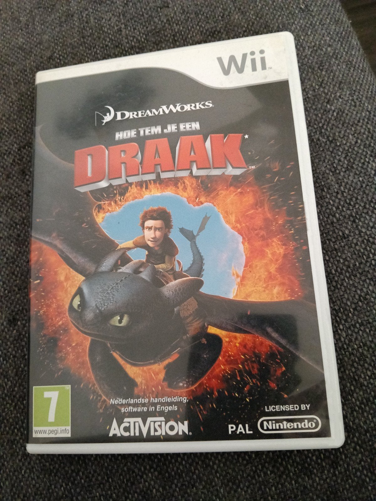 DreamWorks Hoe Tem Je Een Draak Wii Game, Ophalen of Verzenden
