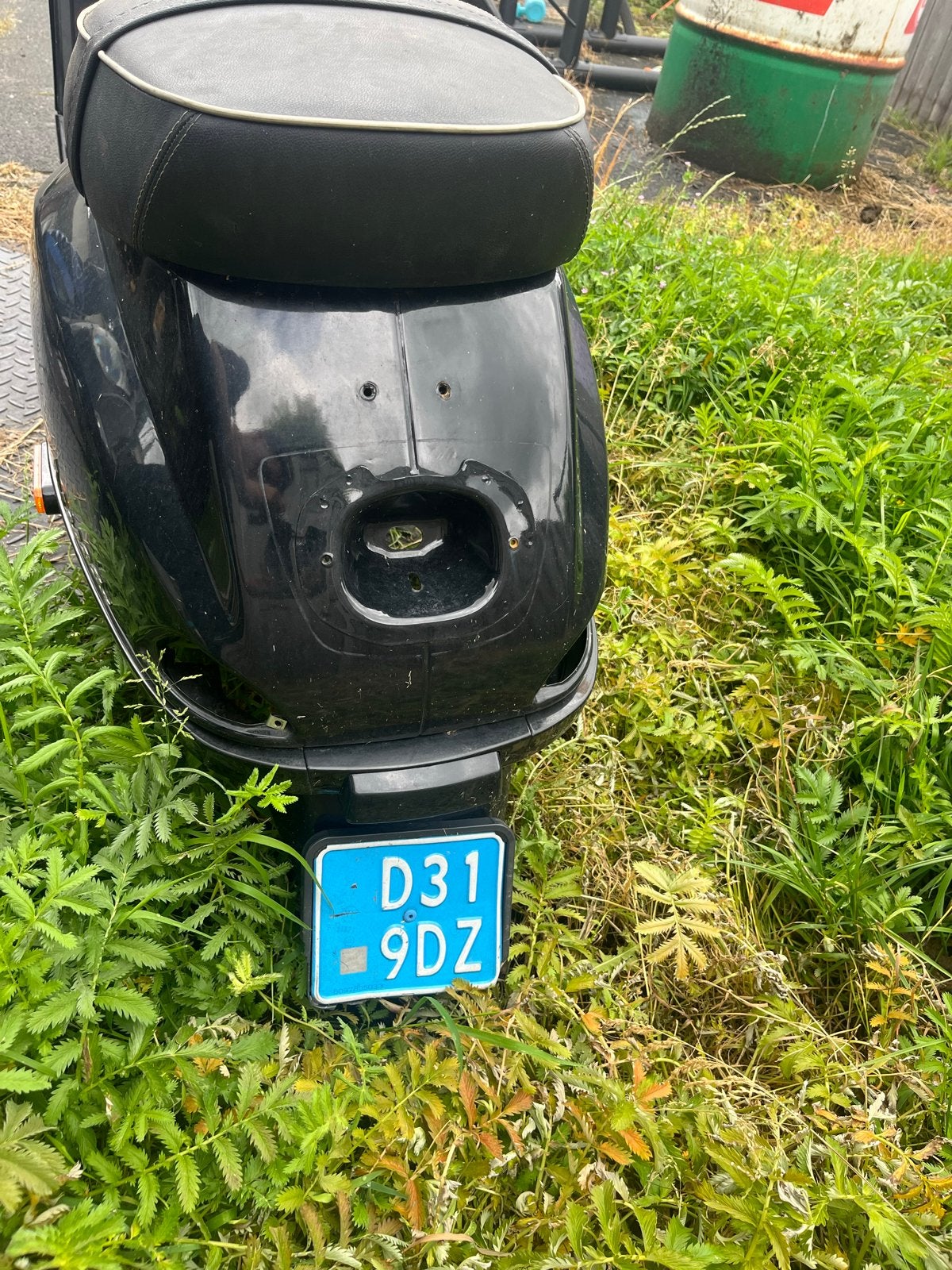Vespa s frame met zadel en kenteken, Tweetakt, Gebruikt, Vespa S, Ophalen of Verzenden