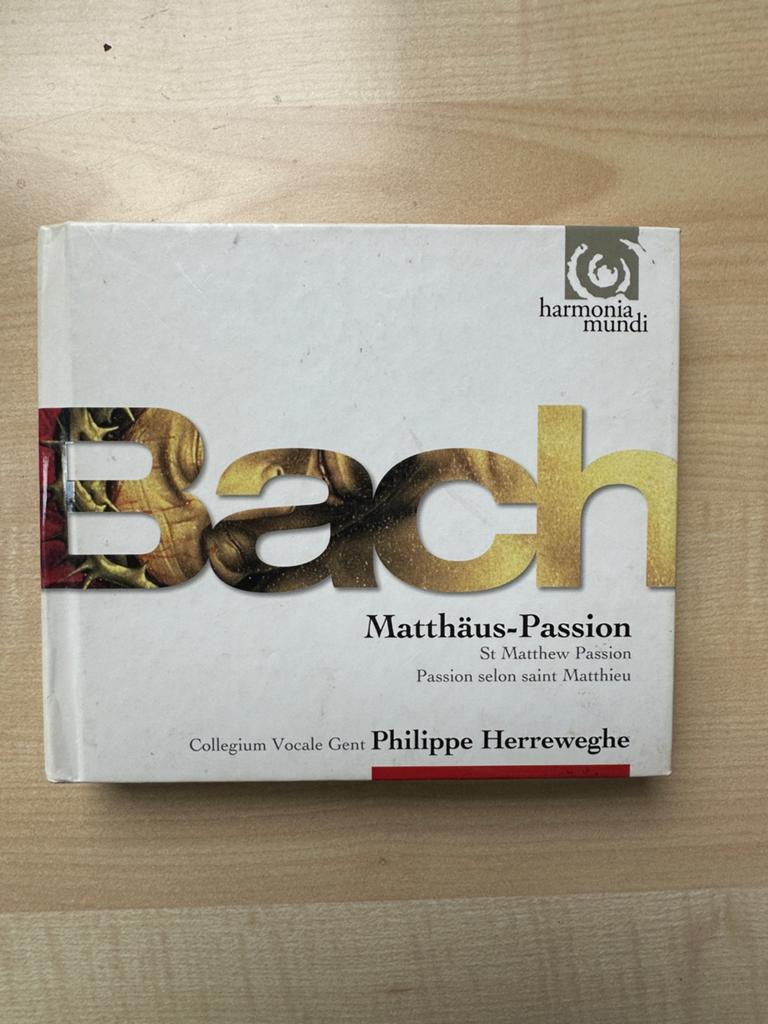 Bach: Matthäus-Passion - Philippe Herreweghe (3 CD Boxset), Ophalen of Verzenden, Barok, Zo goed als nieuw, Vocaal