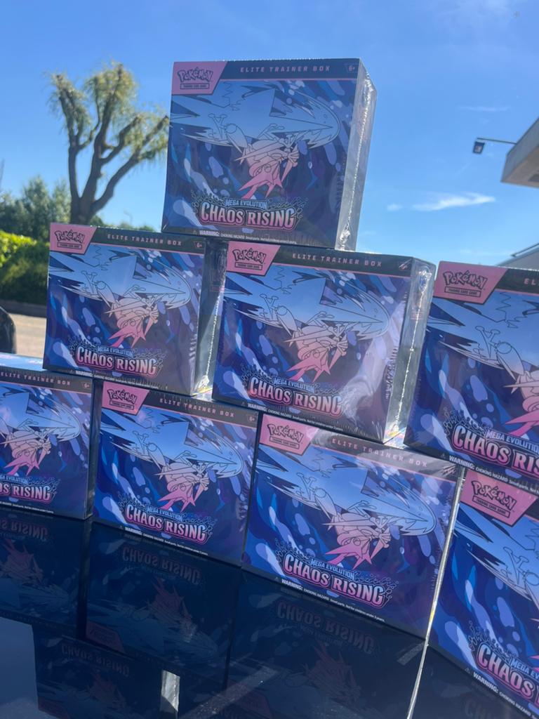 Pokemon | Chaos Rising | 8x Elite Trainer Box, Ophalen of Verzenden, Nieuw, Overige typen