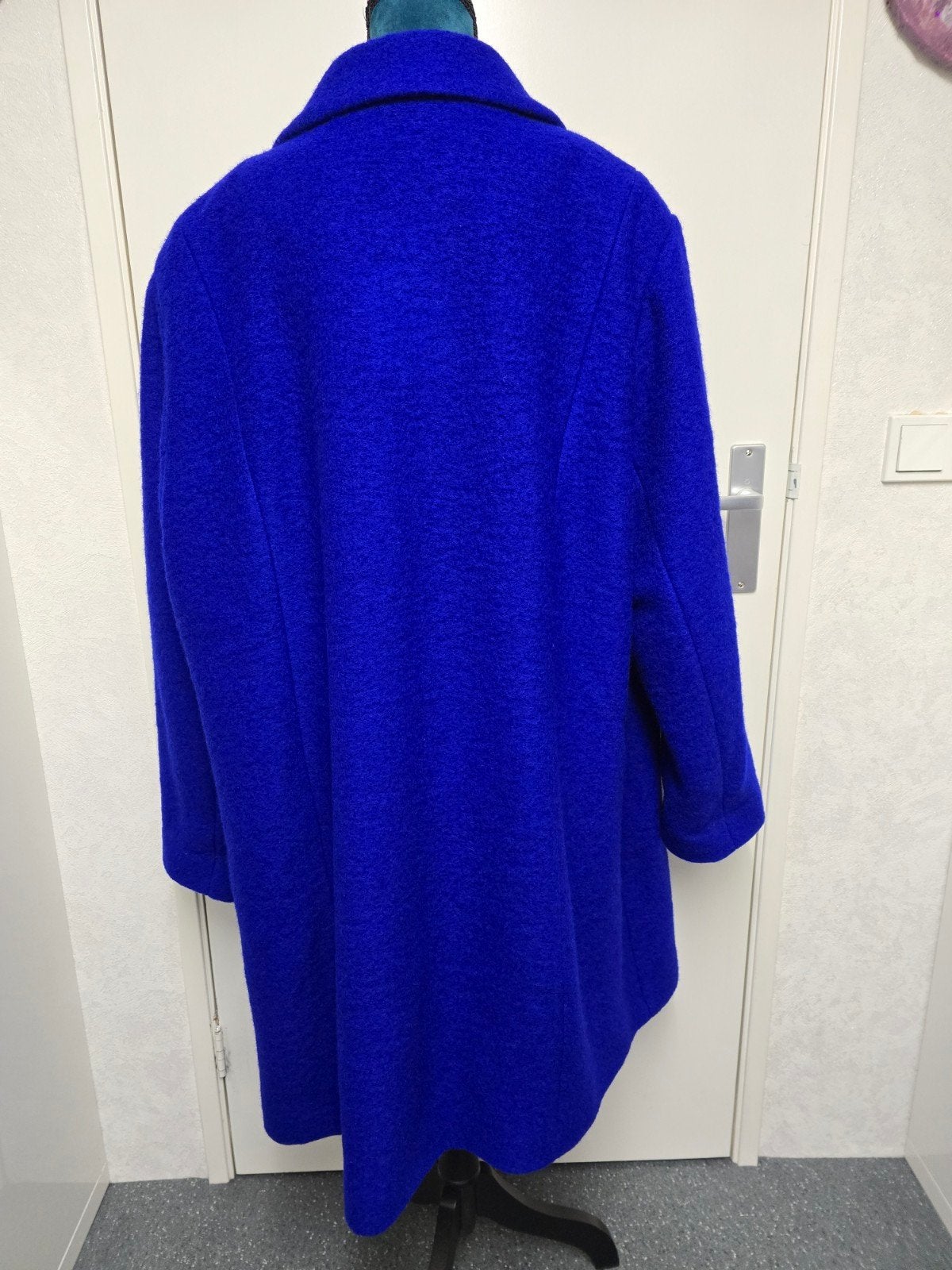 nieuwe wollen winterjas van KJ Brand, Ophalen of Verzenden, Nieuw, Maat 46/48 (XL) of groter, Blauw