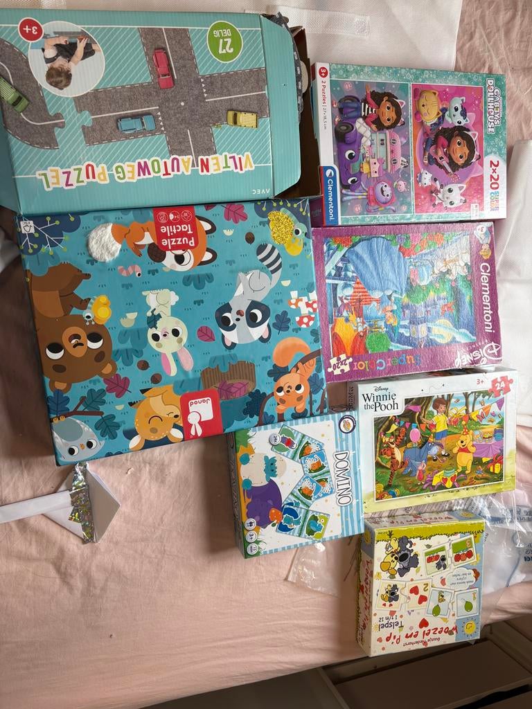 Leuk speelgoedpakket: Games , puzzels, kitchen , blocks, Ophalen, Gebruikt, Bouwen
