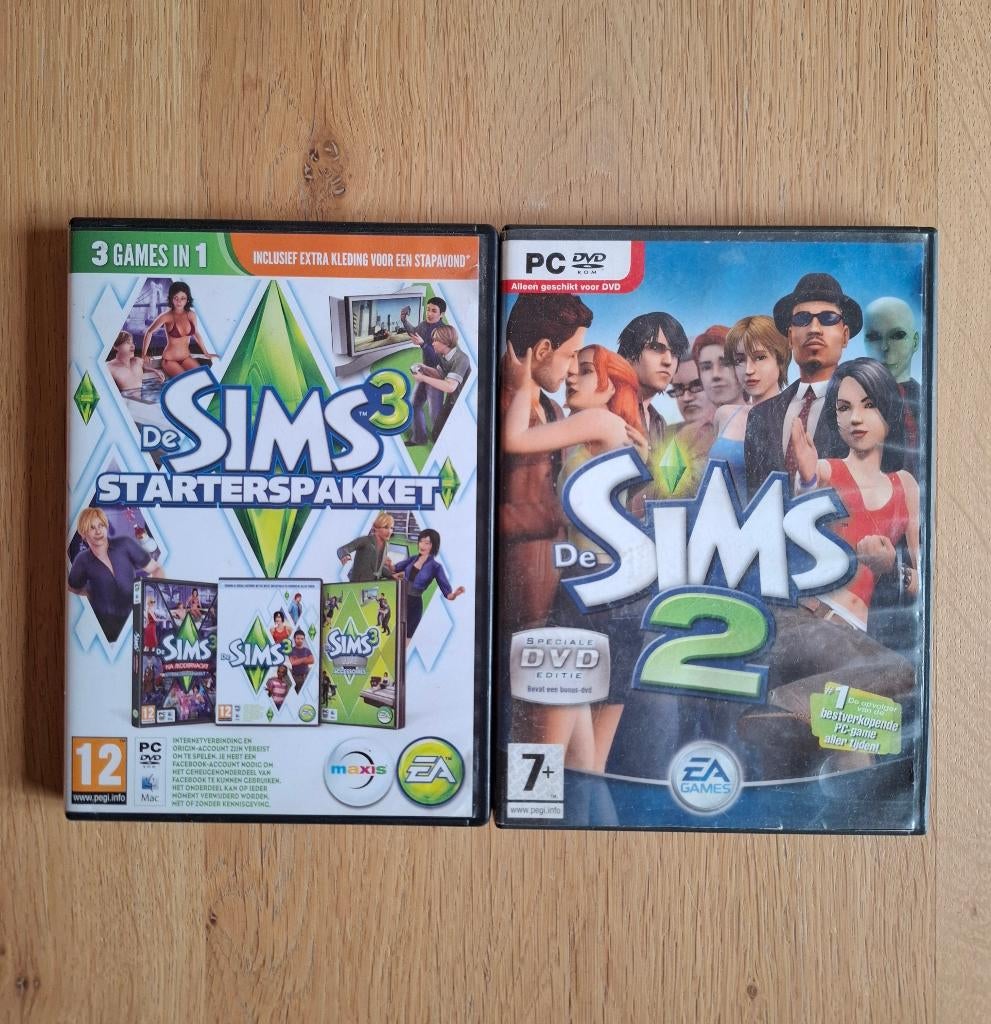 Sims pc spellen, Spelcomputers en Games, Games | Pc, Ophalen, Overige genres, 1 speler, Zo goed als nieuw