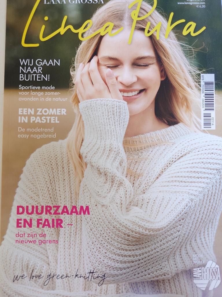Lana Grossa Linea pura uitgave 21 014, Ophalen of Verzenden, Zo goed als nieuw, Haken, Patroon of Boek