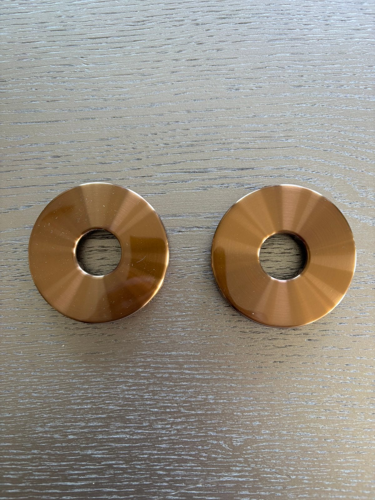 2x rozetten koper kleur nieuw, Ophalen of Verzenden, Nieuw, Toebehoren, Overige merken