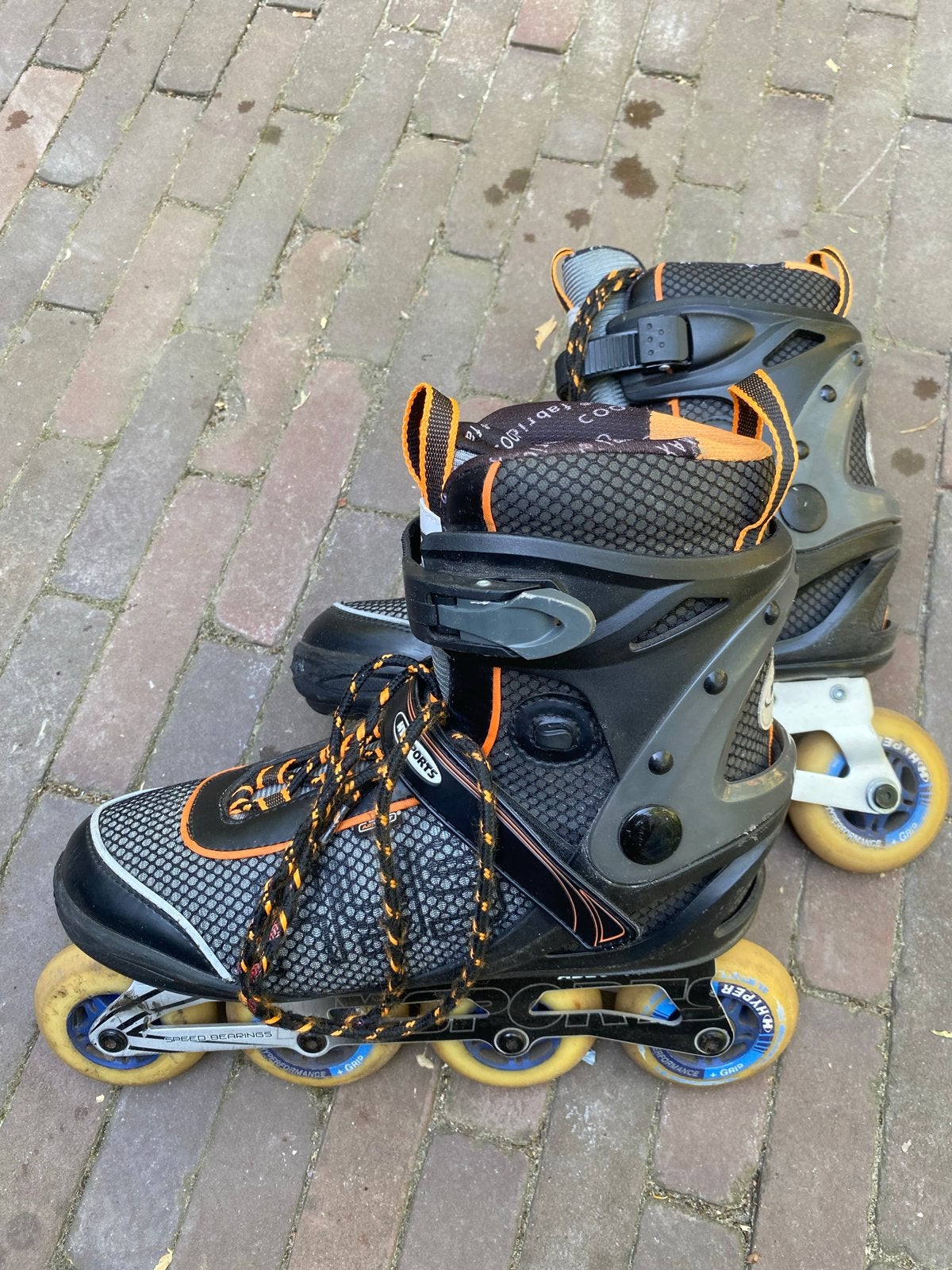 HY Sports skates met oude wedstrijdwielen, Sport en Fitness, Schaatsen, Ophalen of Verzenden, Gebruikt, Overige typen, Overige merken