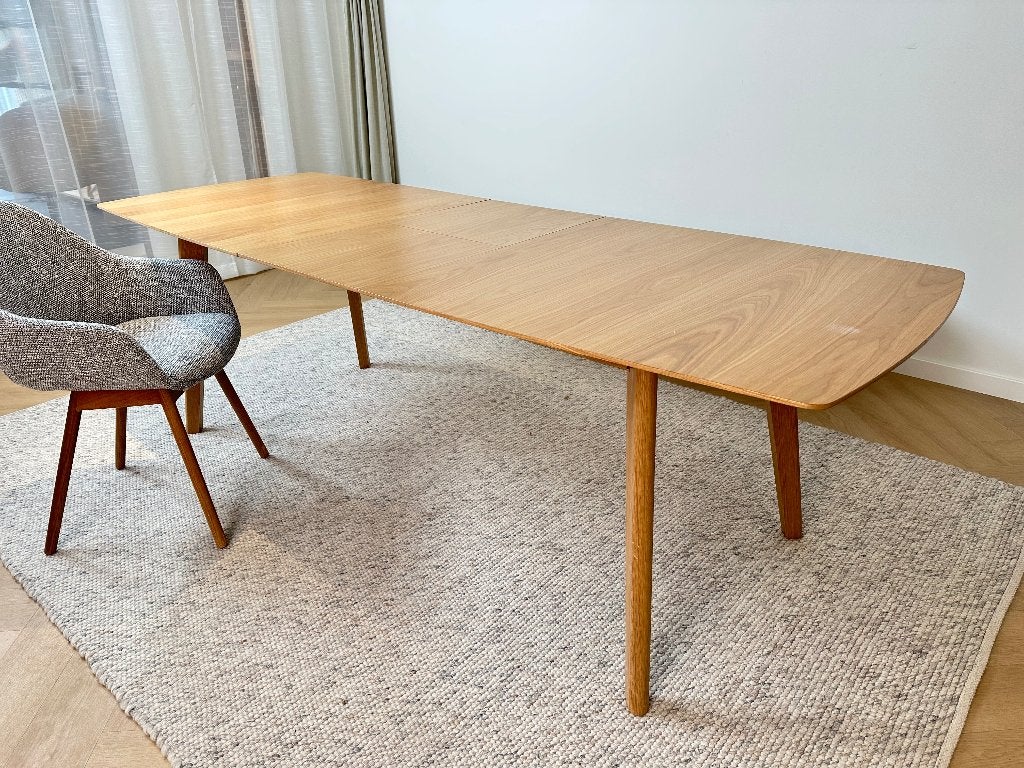 Rowico uitschuifbare verlengbare houten tafel 190-235, Gebruikt, 50 tot 100 cm, Vijf personen of meer, 150 tot 200 cm