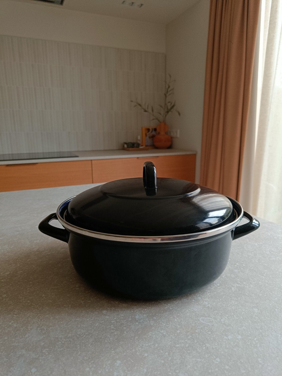 BK Fortalit stoof/braadpan Ø28 cm, Gebruikt, Braadpan, BK, Ophalen of Verzenden