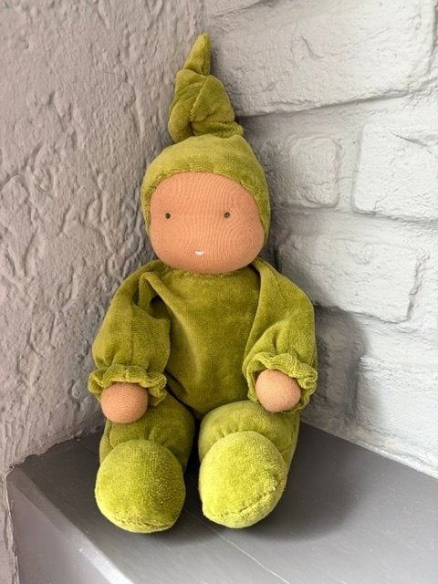 Zonnekind Knuffelpop 12LBR / 30cm / Antroposofische pop, Verzenden, Nieuw, Overige typen