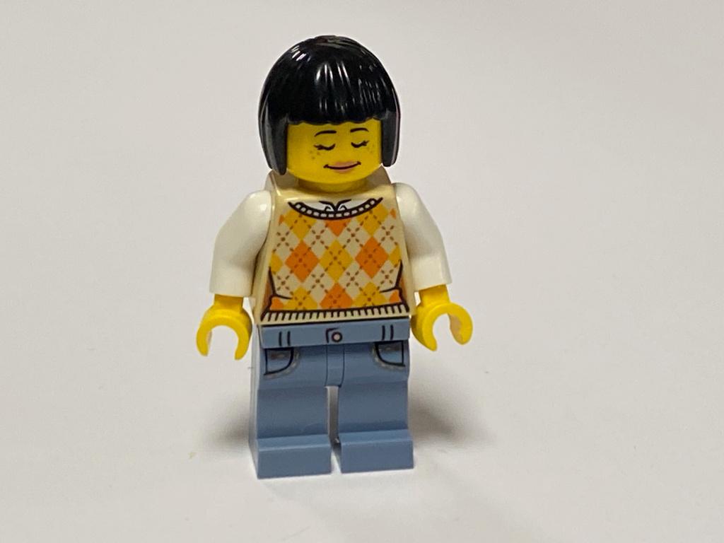 Lego Minifiguur hol329 meisje met trui, Overige thema's, Lego, Nieuw, Ophalen of Verzenden