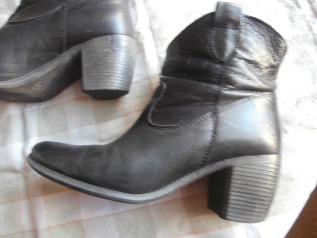 schoenen cowboylaarzen schoen laars cowboy zwart mt 37, Zwart, Lage of Enkellaarzen, Ophalen of Verzenden, Gedragen