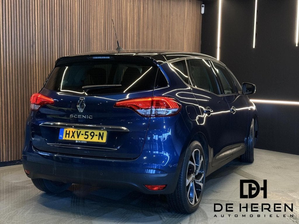 Renault Scenic 1.3 TCe Bose 12 MND Garantie massage stoel, Auto's, Euro 6, 4 cilinders, Blauw, Bedrijf