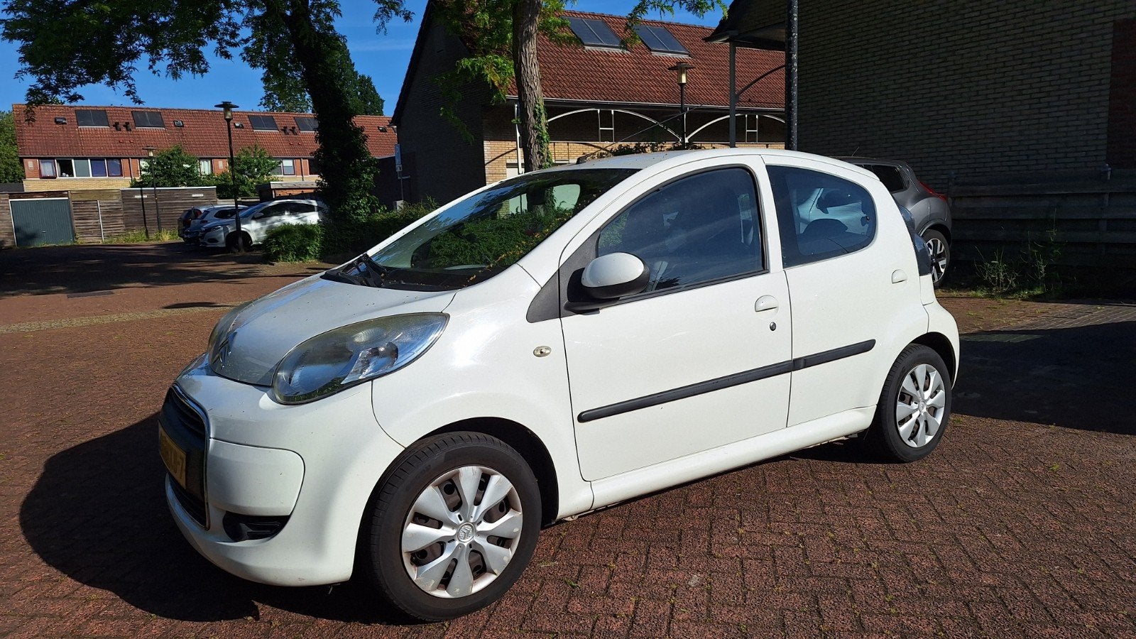 Citroën C1 1.0 5-DRS 2009 Wit, Auto's, Voorwielaandrijving, 4 stoelen, C1, Origineel Nederlands