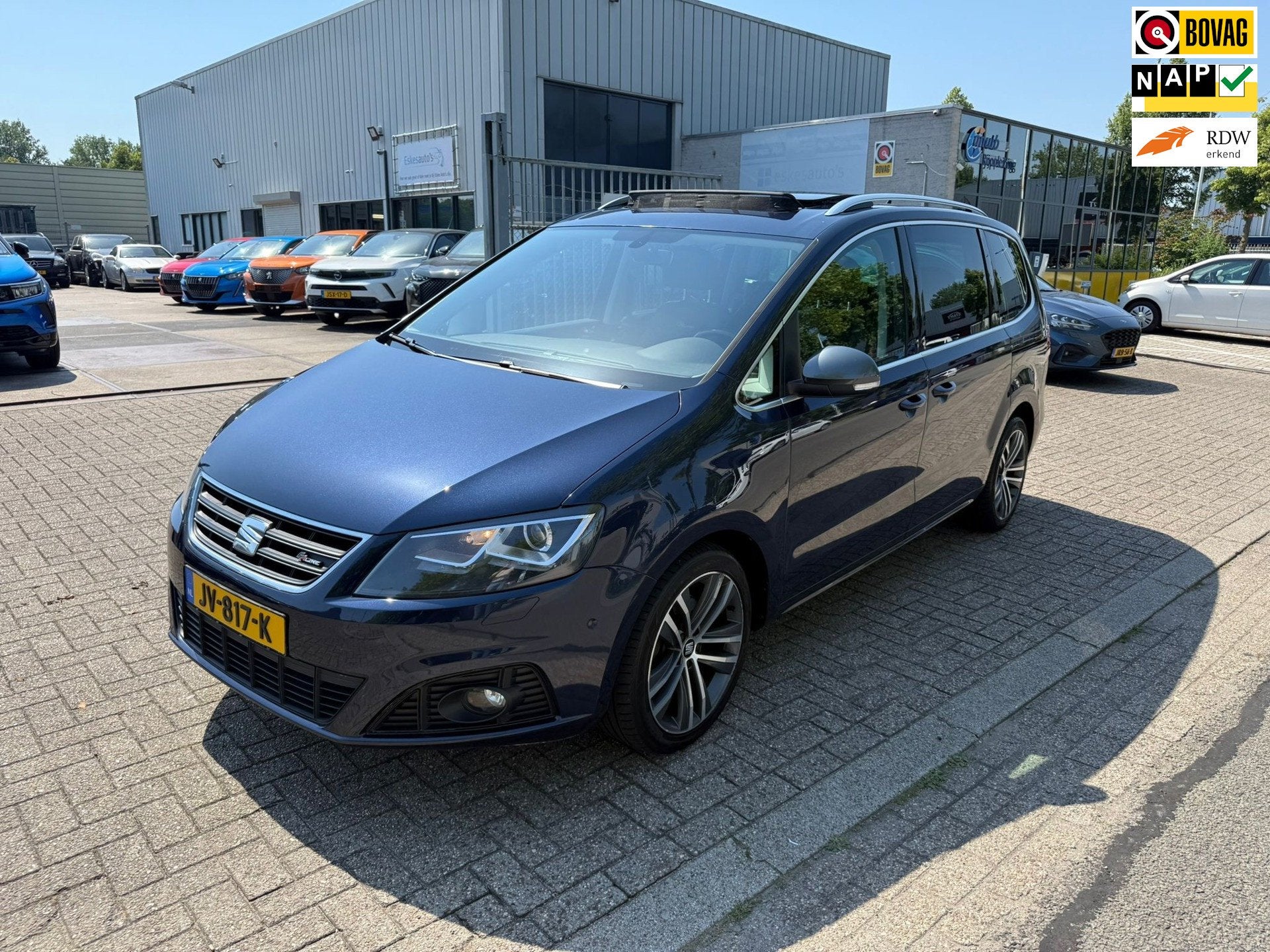 Seat Alhambra 1.4 TSI FR Connect, 7 pers Automaat, Panodak,, Auto's, Dealer onderhouden, 15 km/l, Euro 6, 4 cilinders