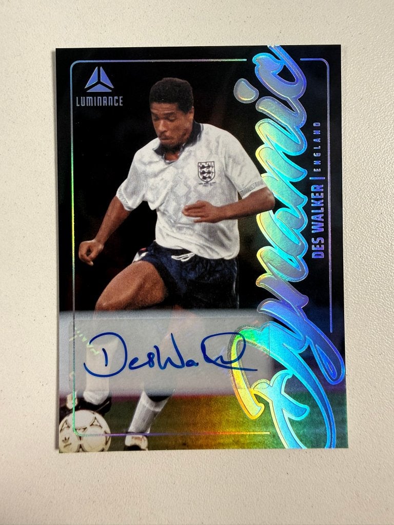 14 Des Walker AUTO Luminance England 2026, Ophalen of Verzenden, Nieuw, Buitenlandse clubs, Poster, Plaatje of Sticker
