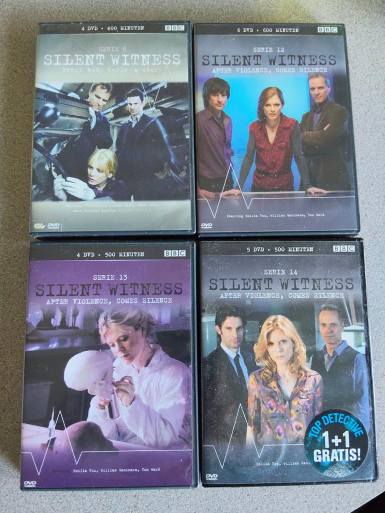 Dvd box Silent Witness seizoen 8, 12,13,14, Cd's en Dvd's, Vanaf 12 jaar, Ophalen of Verzenden, Zo goed als nieuw