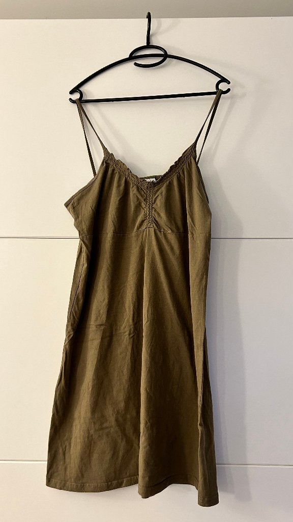 Trend One kaki mouwloze jurk, Maat 46/48 (XL) of groter, Ophalen of Verzenden, Knielengte, Groen