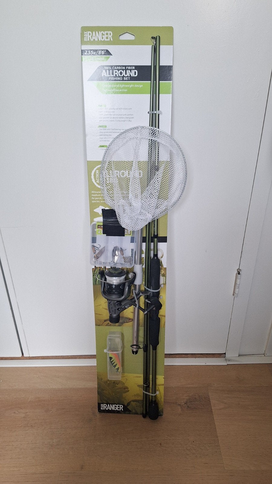 Max Ranger Allround Hengelset 2.55m/8'6" - Nieuw, Ophalen of Verzenden, Nieuw, Complete hengel