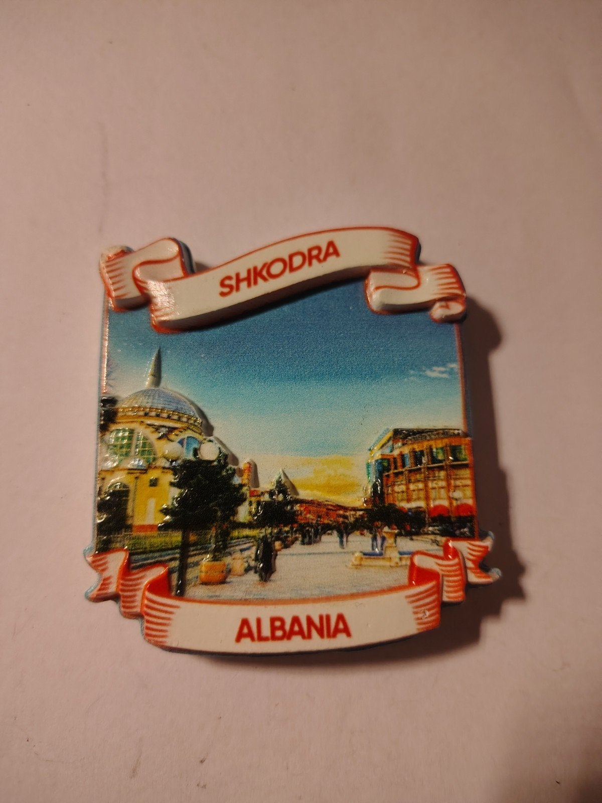 Albania Shkodra magneet, Ophalen of Verzenden